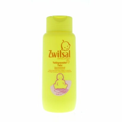 Koffertje gevuld met baby artikelen - Blauw - 20cm - zwitsal talk poeder