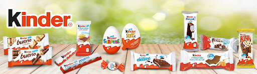 XXL Kinder Surprise gevuld met mix van Kinder Chocolade - 30cm