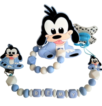 Siliconen Tutkoord & bijtring set - Disney Baby Goofy