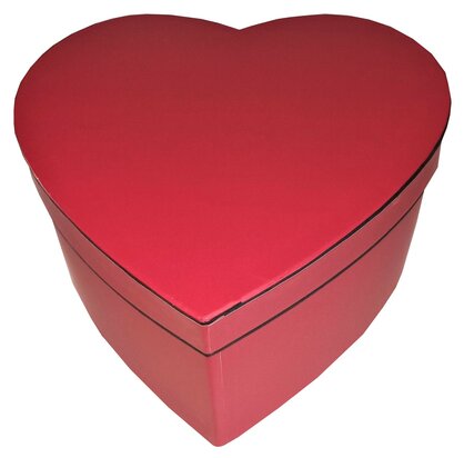 Chocolade Hart met rozen en ferrero Rocher - 28 cm