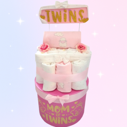 Tweeling pampertaart - Twins 