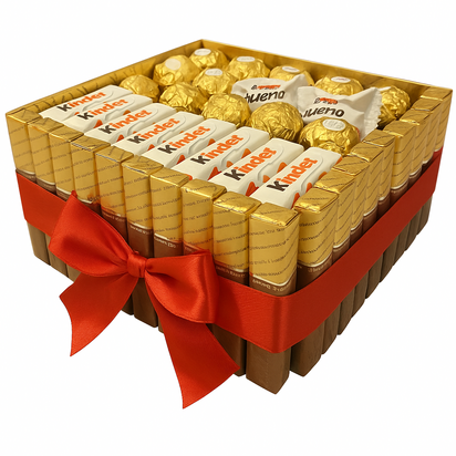 Vierkante Kinder - Ferrero taart