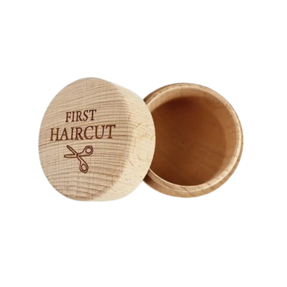 Houten haardoosje – First haircut