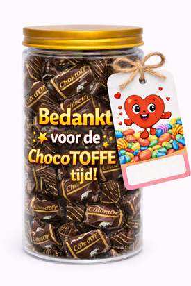 Bedankt, voor de ChocoTOFFE tijd