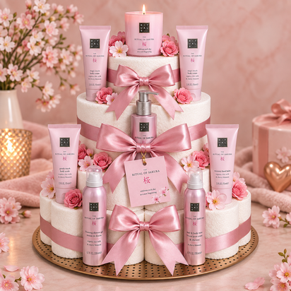 The Ritual of Sakura - WC Papier Cadeautaart Luxe  - WC Papier Cadeautaart Luxe - Luxecadeaumanden
