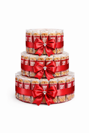 Speculaas snoeptaart - 3 lagen - Luxecadeaumanden