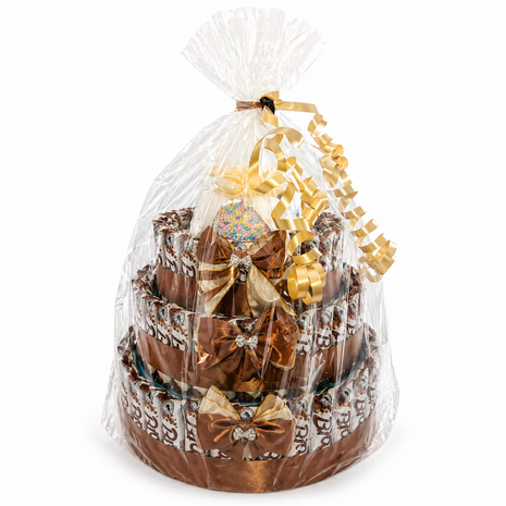 Bros chocolade snoeptaart - 3 lagen - Luxecadeaumanden