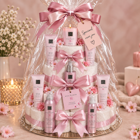 The Ritual of Sakura - WC Papier Cadeautaart Luxe  - WC Papier Cadeautaart Luxe - Luxecadeaumanden