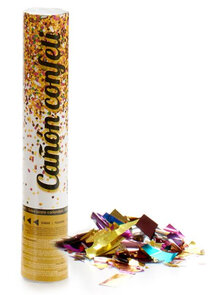 Popper met gouden papiertjes