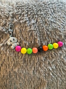 sleutelhanger met veel kleurtjes