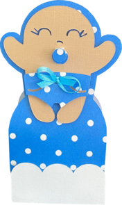 10 doopsuiker doosjes met baby