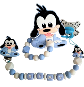 Siliconen Tutkoord & bijtring set - Disney Baby Goofy