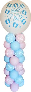 Gender Reveal Ballon pilaar - 2M