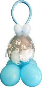 Cadeau Ballon geboorte jongen - meisje