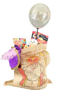 Rijkelijk gevulde Sinterklaaszak  
