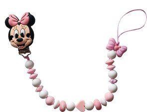 Siliconen tutterkoord Minnie Mouse strik