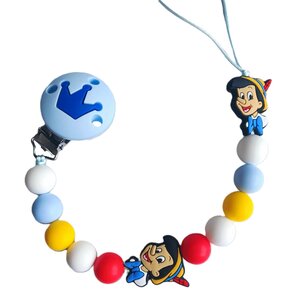 Siliconen speentouw met Pinokio