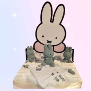 Pampertaart met Geboortebord Nijntje