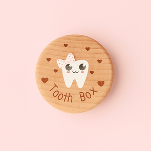 Tandenfee doosje hout – Schattig bewaardoosje voor melktanden kinderen