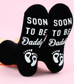 Leuke kousen - binnenkort ben ik papa