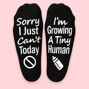 Leuke kousen - sorry I just can't today - I'm growing A tiny human