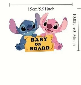 Auto vinyl plakker - baby on board