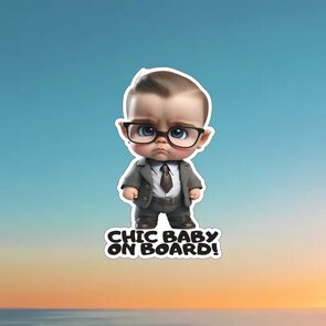 Auto plakker Vinyl - chic baby