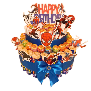 Spiderman Snoeptaart – Luxe Handgemaakt - Luxecadeaumanden