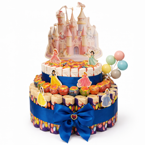 Prinsessen Snoeptaart met Kasteel – Luxe Handgemaakt - Luxecadeaumanden