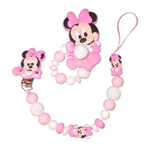Speenkoord met Minnie © – Dubbele Draad – Luxecadeaumanden