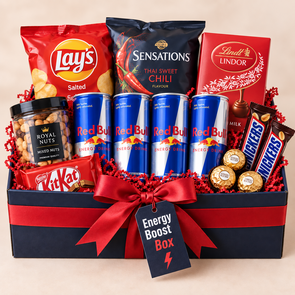 Red Bull Energy Boost Box – Snacks & Chocolade