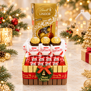 Luxe Kerst Chocoladecadeau – Handgemaakt door Luxecadeaumanden