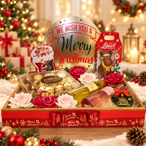Luxe Kerst Cadeautray met 2x Victoria’s Secret Bodymist