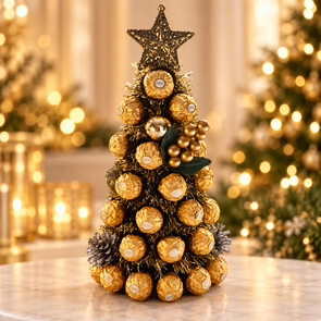 Ferrero Rocher Kerstboom – Luxe Chocolade Kerstcadeau ± 36 cm
